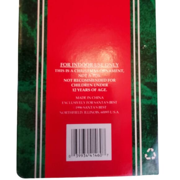 Vintage 1996 Santa's Best European style glass Mouth Blown Mrs Clause 7" Christm - Picture 7 of 7